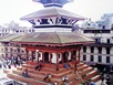 Maju Deval - Durbar Square in Kathmandu - Kumari Bahal (behind) House of Living Goddess