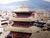 View from Nyatapola Temple to Bhairabnath Temple - Bhaktapur - Taumadhi Tole