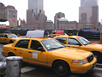 NY Cab in fornt of Ground Zero