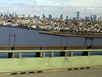Retour von Washington nach New York - kurz vorm Holland Tunnel Blick auf Manhattan