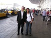Airport Barcelona: Wolfgang with Swee Foong - Train >> Prat to Placa de Sants