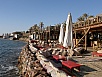 Strandansicht vor unserem Hotel Sphinx in Dahab