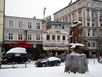Hans Albers Platz mit Denkmal