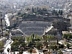 Blick vom Zitadellenhügel auf Römische Theater und ehemaliges Forum