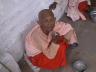 Old woman smoking Cheerot Cigar - Mingun