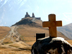 Gergeti Trinety Church above Kazbegi - Mt. Kazbek